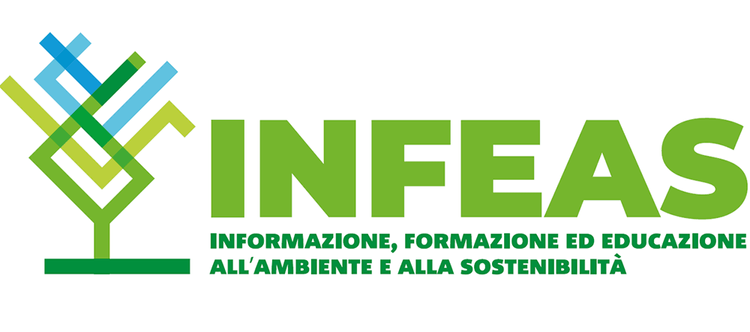 Locandina con testo colorato che annuncia un evento dal 24 settembre al 15 ottobre, con illustrazioni di un uccello, un uomo con zaino e un cervo.
